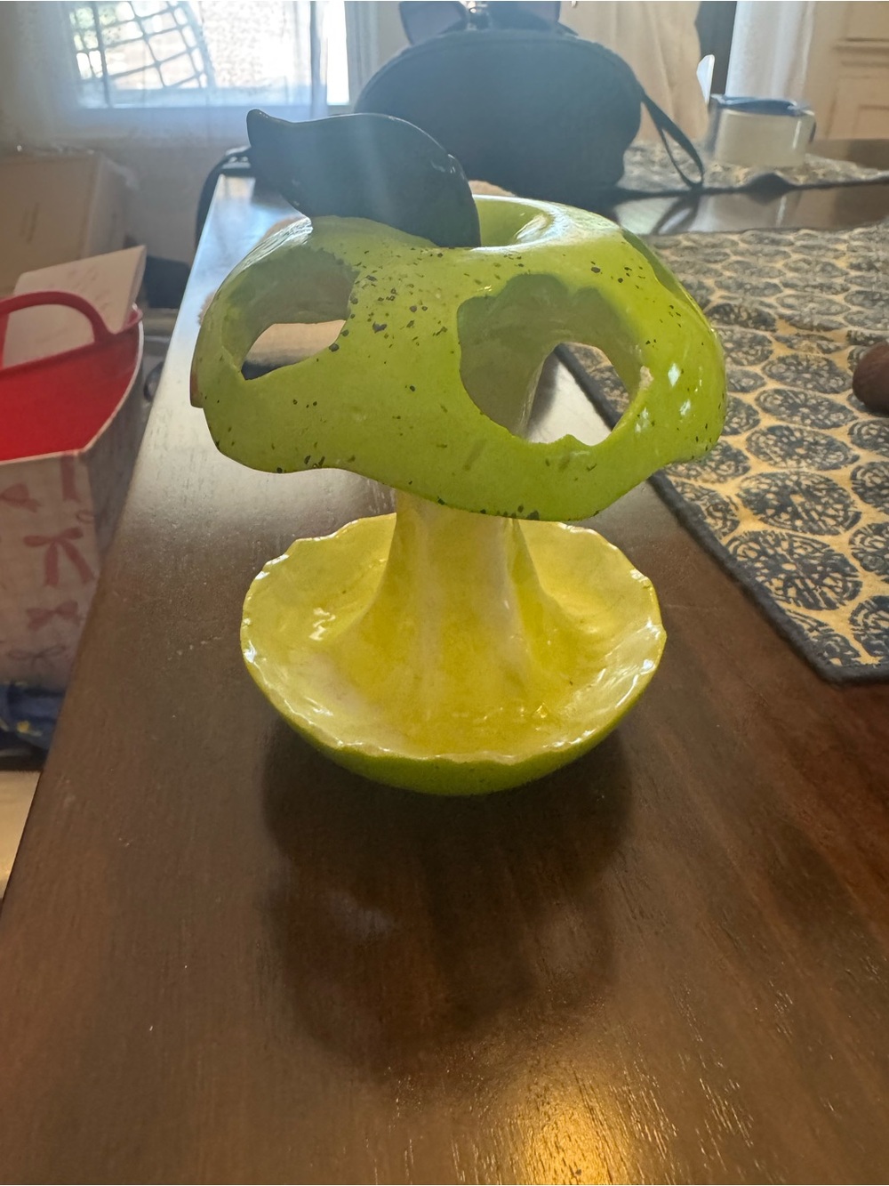 Apple toothbrush holder